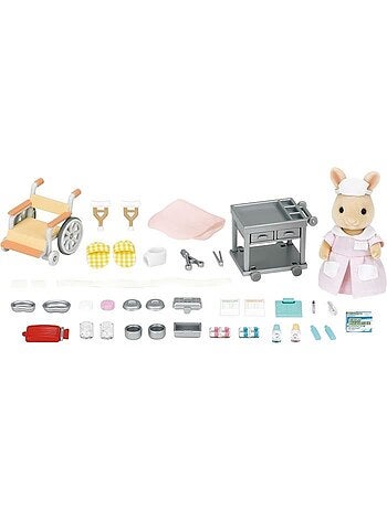 5094 'sylvanian families' infirmiere et accessoires