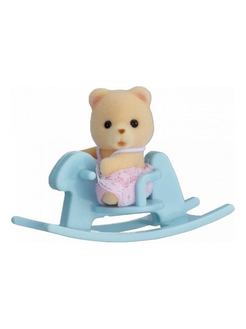 5199 'sylvanian Families' La Valisette Bebe Ours Et Cheval A Bascule - Kiabi