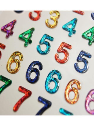 54 Autocollants réutilisables - Relief 3D - - Global Gift