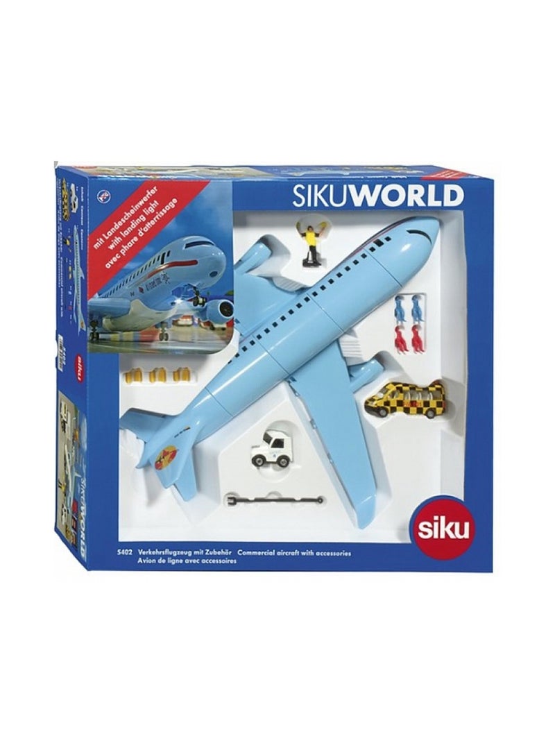 5402 Avion De Ligne Avec Accessoires 'siku' N/A - Kiabi