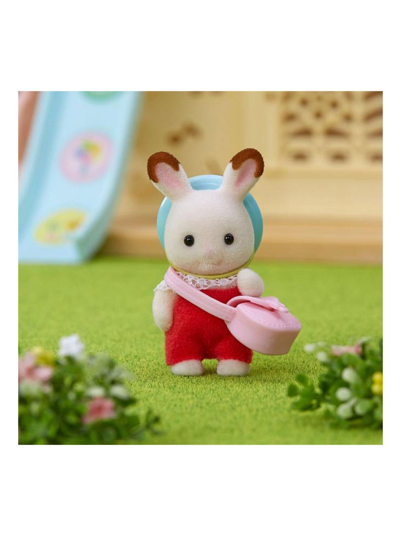 5405 'Sylvanian Families' Le bebe lapin chocolat Vert - Kiabi
