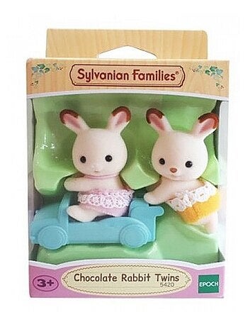 5420 'Sylvanian Families' Jumeaux lapins chocolat