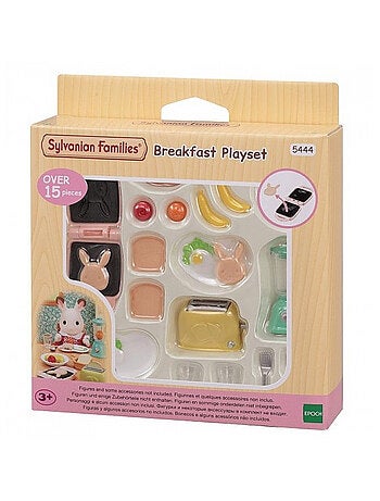 5444 'sylvanian families' le set petit-dejeuner