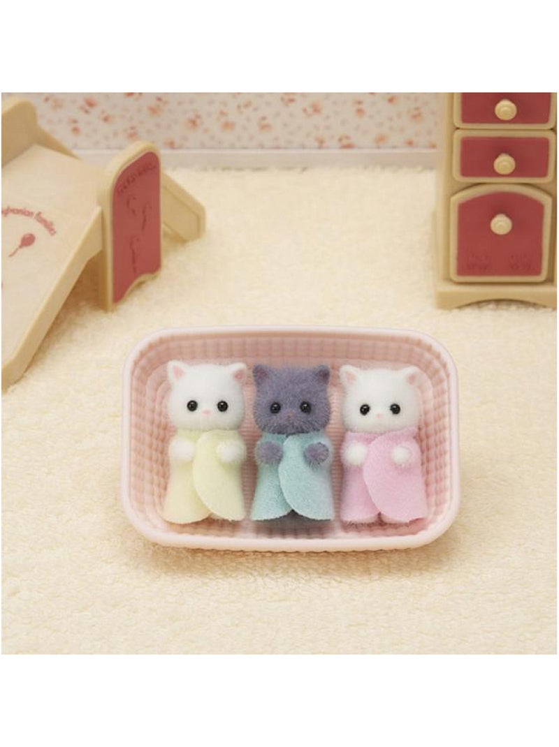 5458 'Sylvanian Families' Les triples chat persan Beige - Kiabi