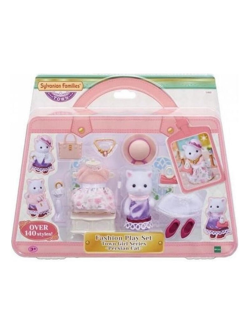 5461 'sylvanian Families' La Valisette De Mode Et Grande Soeur Chat Persan N/A - Kiabi