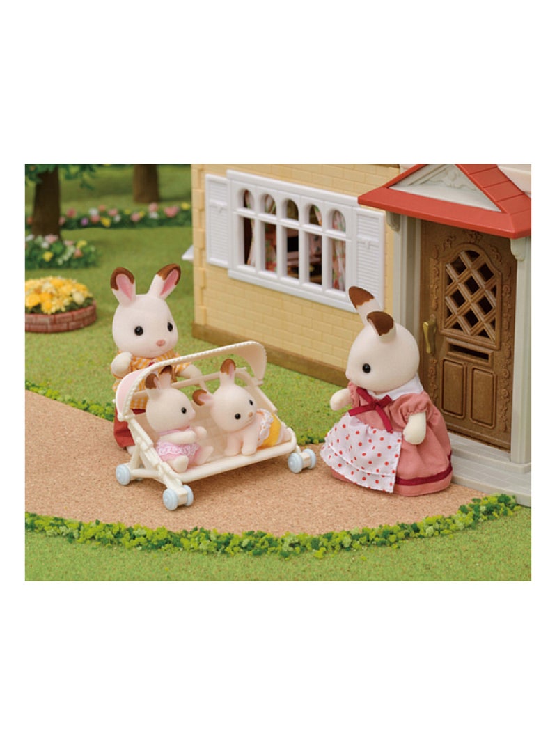 5533 Sylvanian Families La poussette triple Orange - Kiabi
