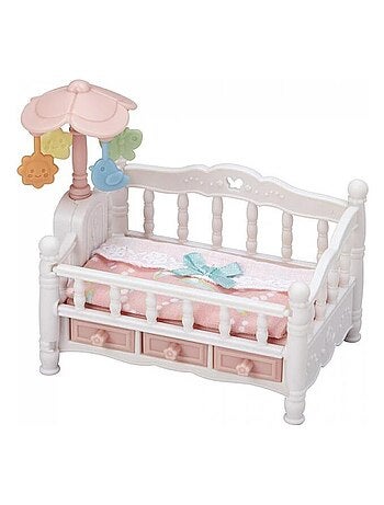 5534 'sylvanian Families' Le Lit De Bebe Et Mobile