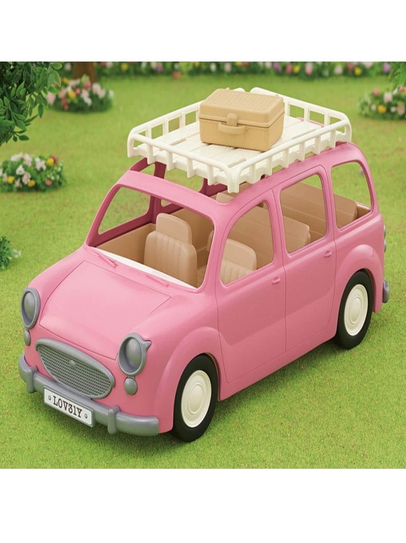5535 Sylvanian Families Le Monospace Rose Et Set De Pique-nique N/A - Kiabi