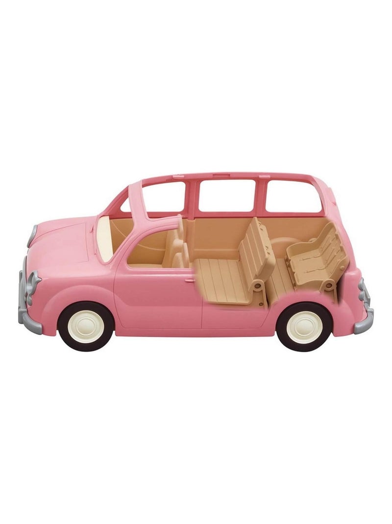 5535 Sylvanian Families Le Monospace Rose Et Set De Pique-nique N/A - Kiabi