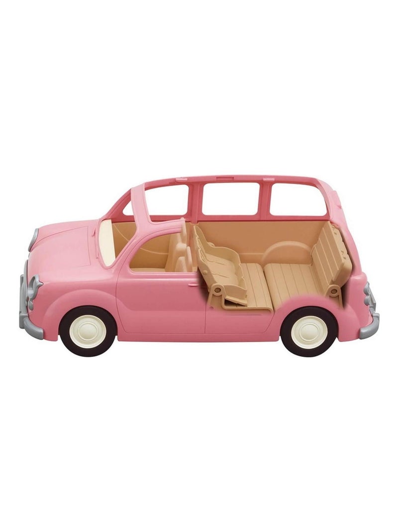 5535 Sylvanian Families Le Monospace Rose Et Set De Pique-nique N/A - Kiabi