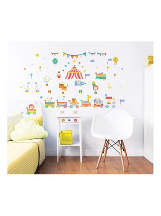 56 Stickers enfants Cirque Walltastic