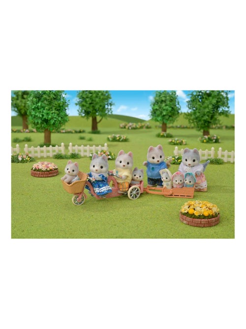 5637 'Sylvanian Families' Les frères et surs husky et leur tandem - Kiabi