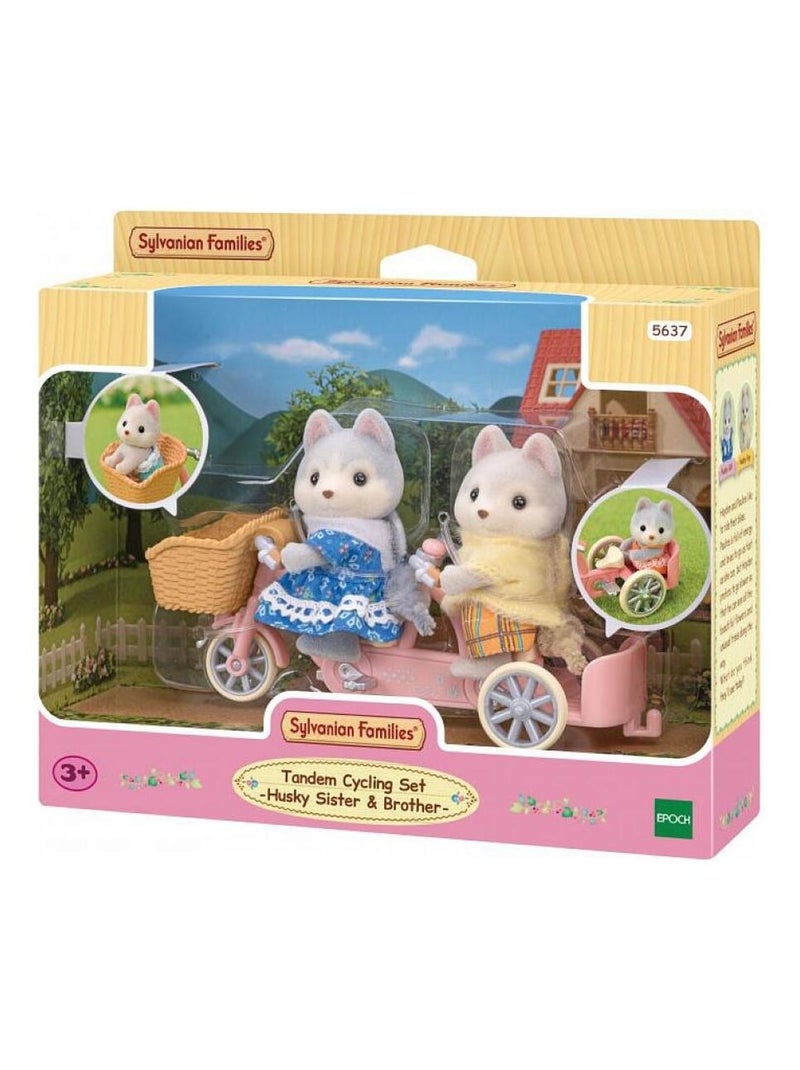 5637 'Sylvanian Families' Les frères et surs husky et leur tandem N/A - Kiabi