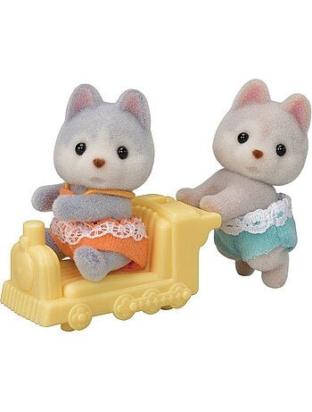 5638 'Sylvanian Families' Les jumeaux husky