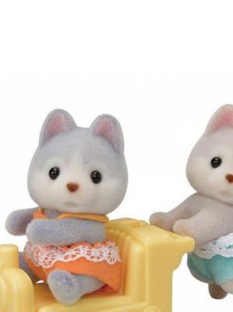 5638 'Sylvanian Families' Les jumeaux husky Vert - Kiabi