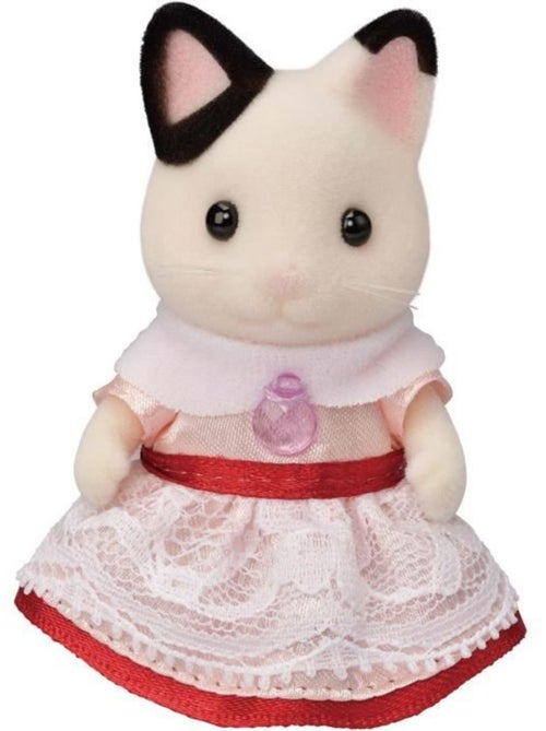 5646 'Sylvanian Families' La fille chat bicolore et son goûter danniversaire - Kiabi