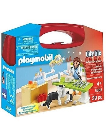 5653 'playmobil' valisette vétérinaire