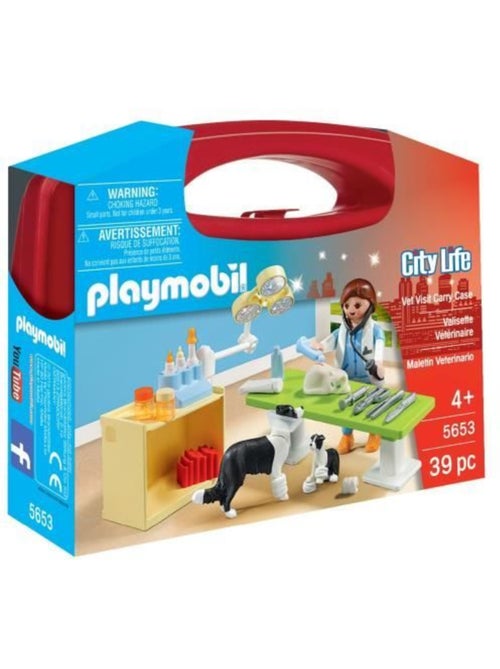 5653 'playmobil' valisette vétérinaire - Kiabi