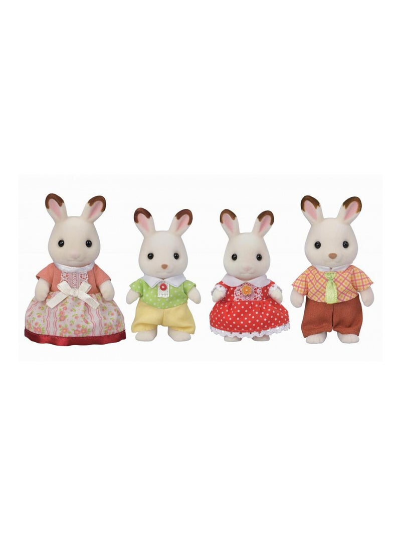 5655 La famille lapin chocolat Beige - Kiabi