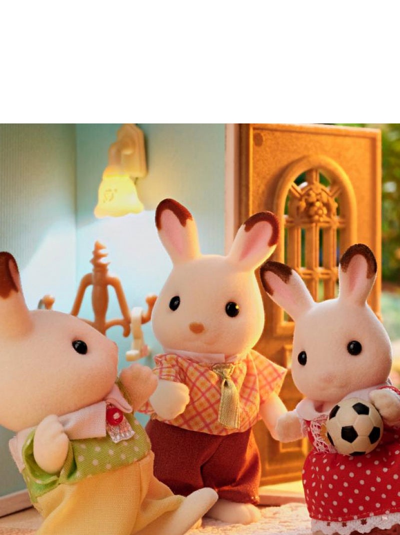 5655 La famille lapin chocolat Beige - Kiabi