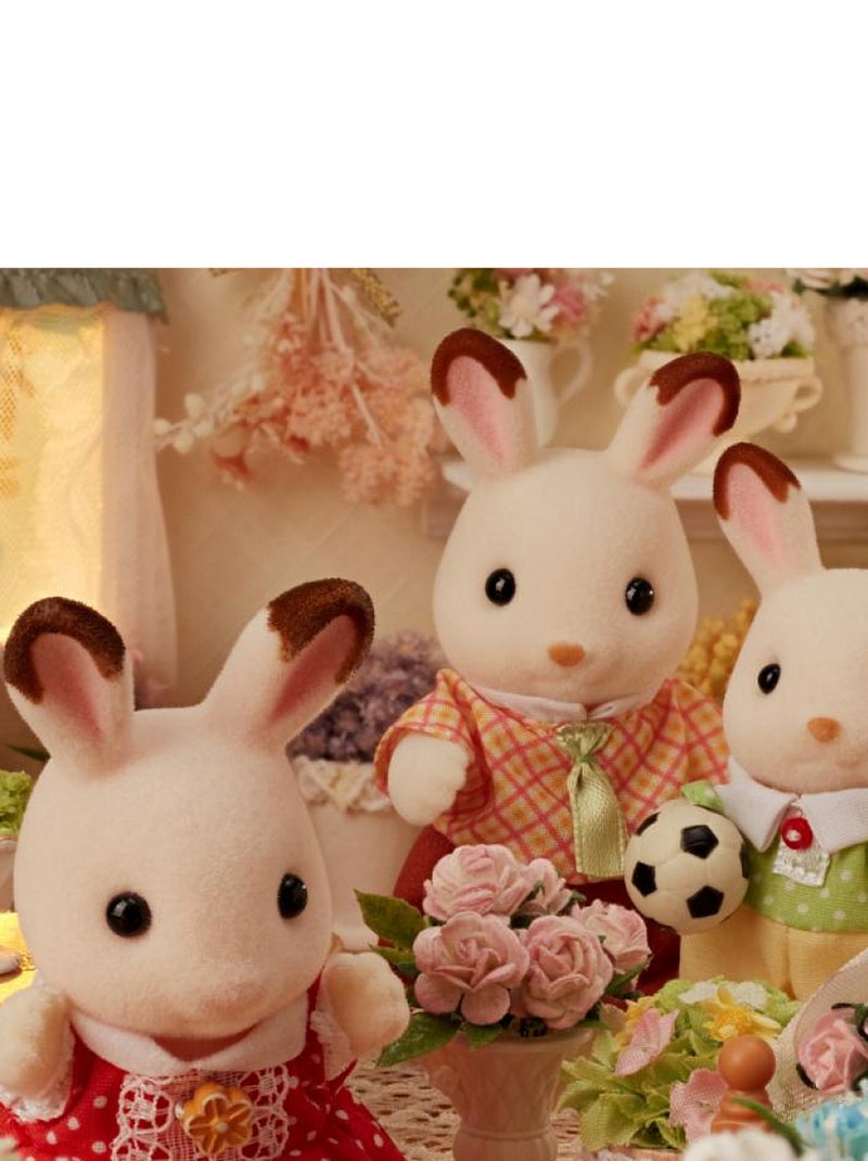 5655 La famille lapin chocolat Beige - Kiabi