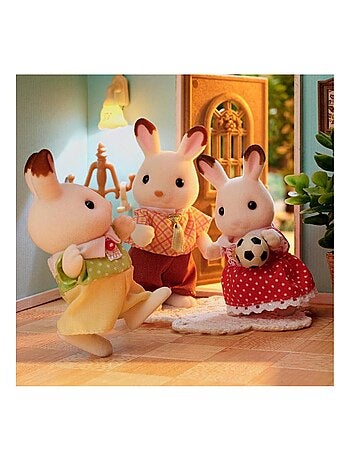 Sylvanian Families® Figurine famille lapin chocolat nouveau 5655