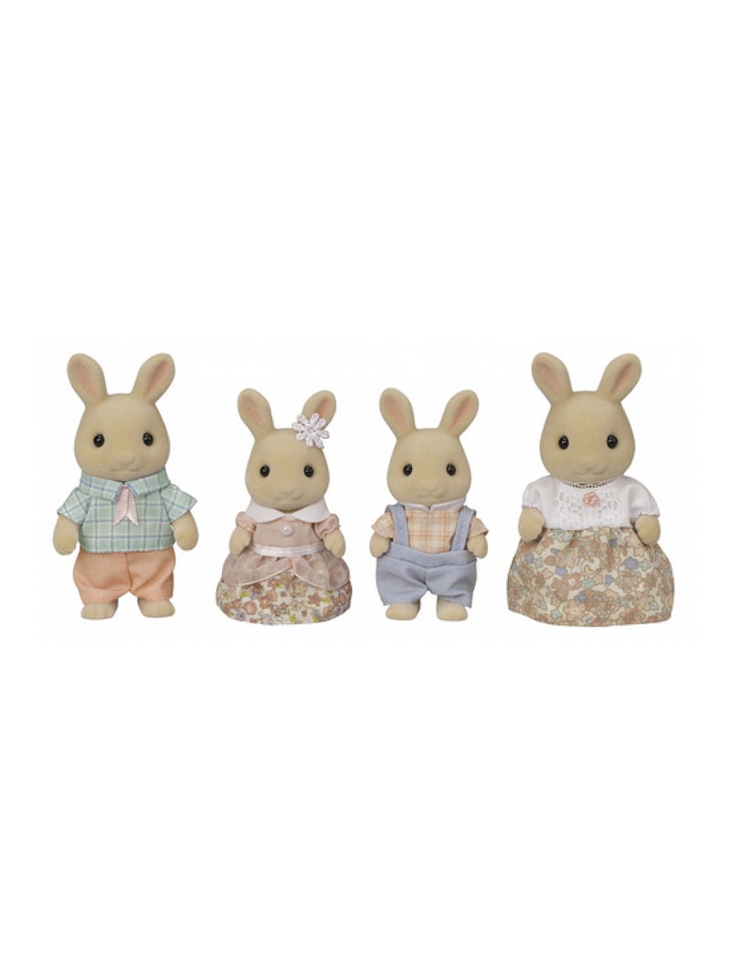 5706 La famille lapin creme Beige - Kiabi