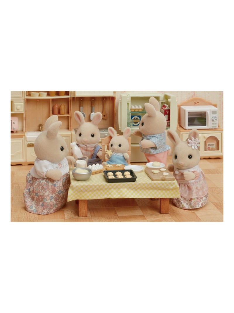 5706 La famille lapin creme Beige - Kiabi