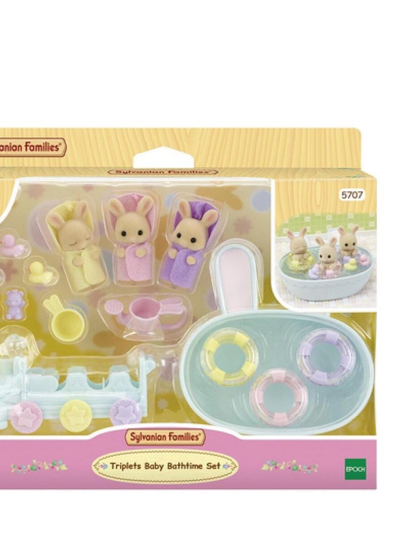 5707 Les triples lapin creme et accessoires de bain N/A - Kiabi