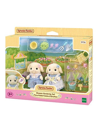 5736 'Sylvanian Families' Le frere et la soeur Lapin Belier