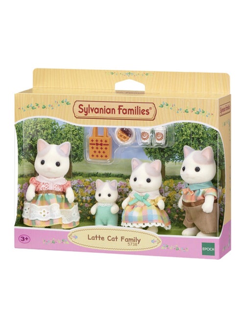 5738 'Sylvanian Families' La famille Chat Latte - Kiabi 5738 'Sylvanian Families' La famille Chat Latte - Kiabi