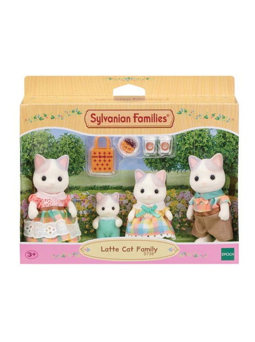 5738 'Sylvanian Families' La famille Chat Latte - Kiabi 5738 'Sylvanian Families' La famille Chat Latte - Kiabi