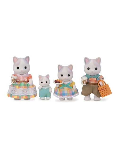 5738 'Sylvanian Families' La famille Chat Latte - Kiabi 5738 'Sylvanian Families' La famille Chat Latte - Kiabi