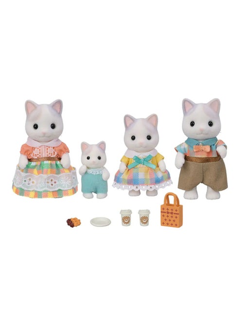 5738 'Sylvanian Families' La famille Chat Latte - Kiabi 5738 'Sylvanian Families' La famille Chat Latte - Kiabi