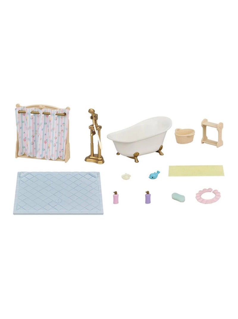 5739 'Sylvanian Families' Le set baignoire et douche Bleu - Kiabi