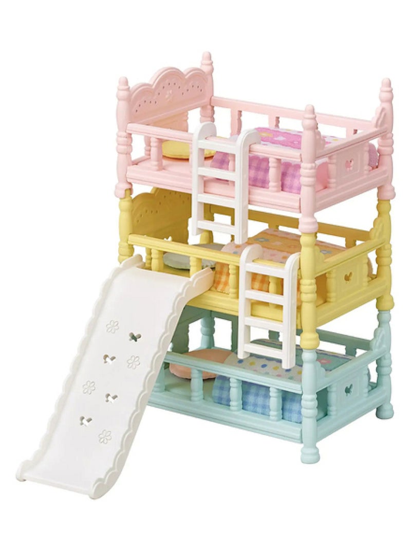 5741 'Sylvanian Families' Les lits superposes Beige - Kiabi