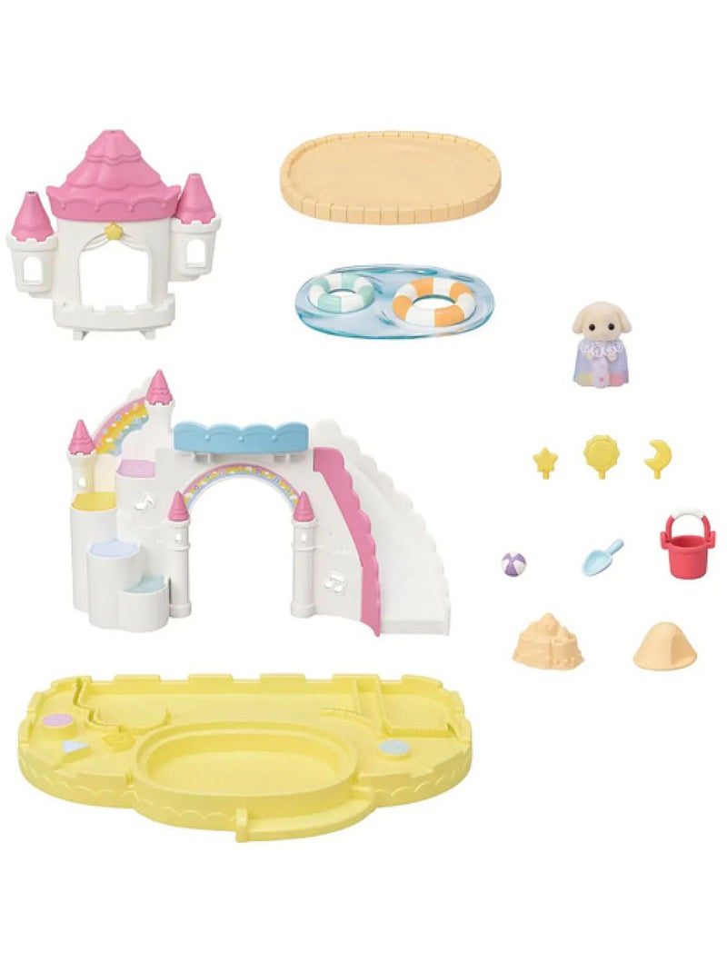 5746 'Sylvanian Families' Le bac a sable et piscine des bebes Jaune - Kiabi