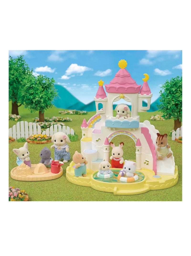 5746 'Sylvanian Families' Le bac a sable et piscine des bebes Jaune - Kiabi