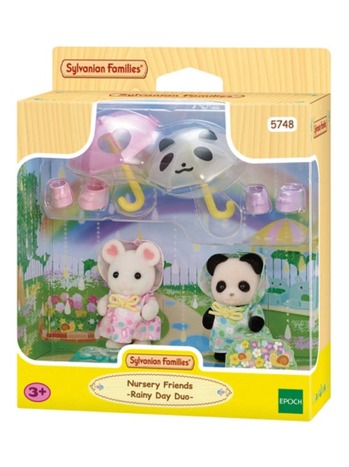 5748 'Sylvanian Families' - Le duo de bebes en habits de pluie - Kiabi