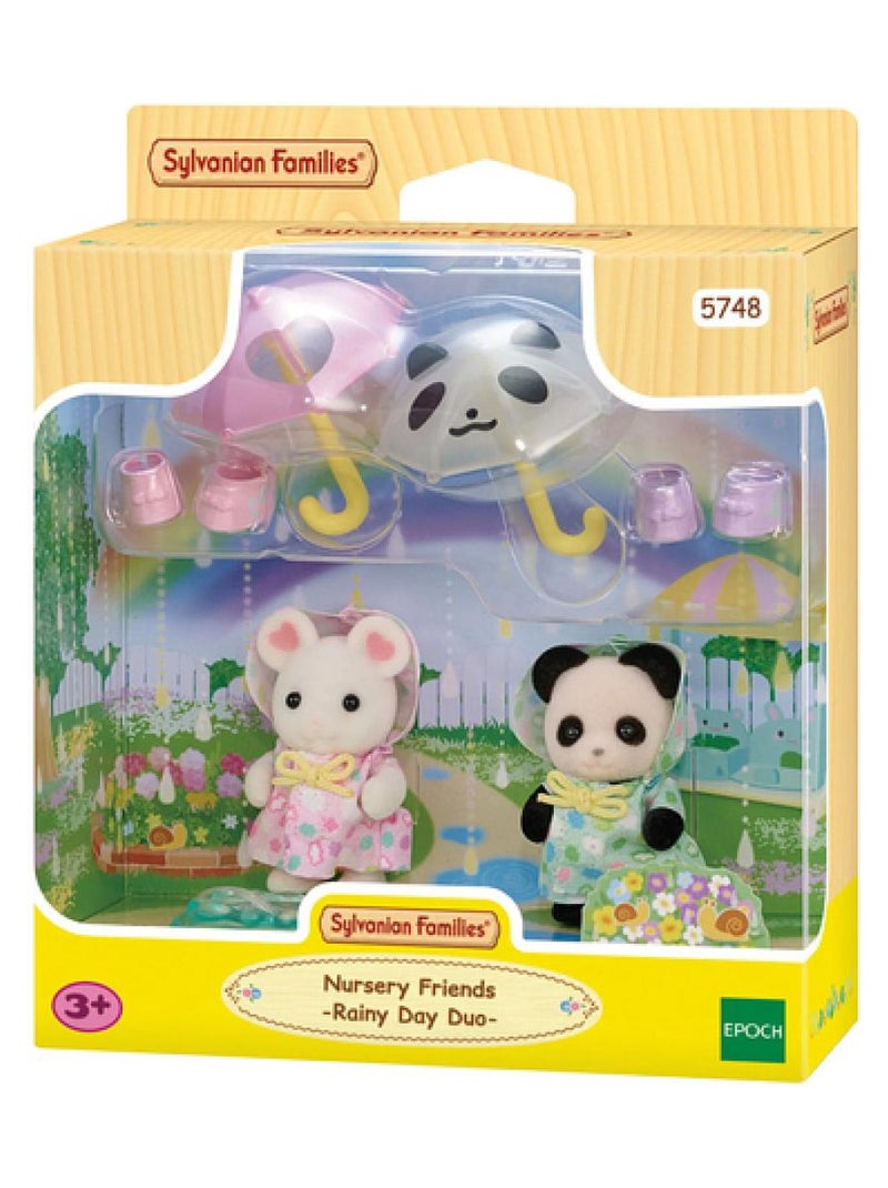 5748 'Sylvanian Families' - Le duo de bebes en habits de pluie N/A - Kiabi