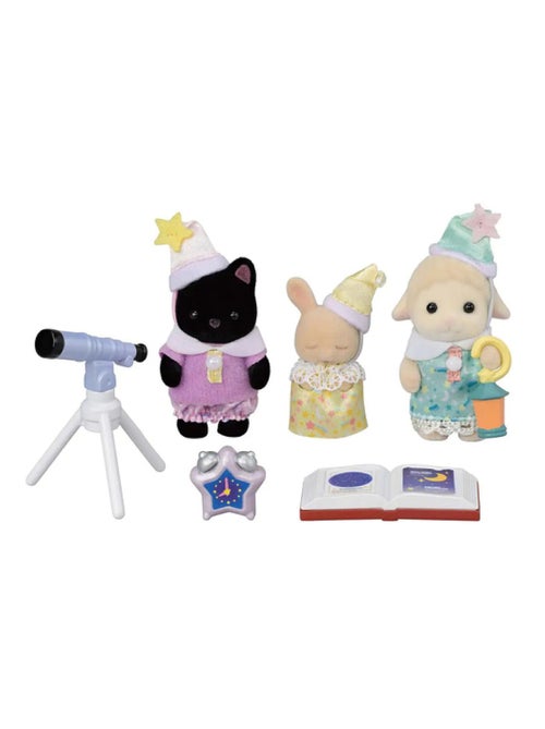 5750 'Sylvanian Families' Le trio des bebes pyjama party - Kiabi