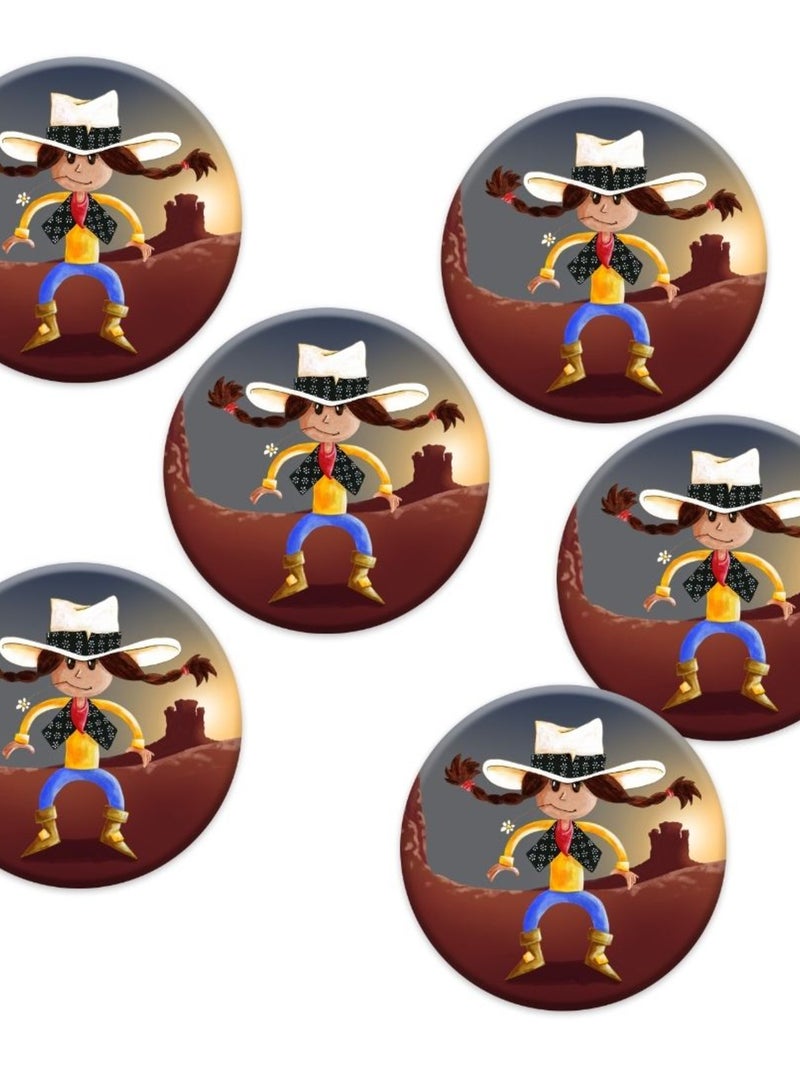 6 Badges Anniversaire 'calamity' | Fabrication Française N/A - Kiabi