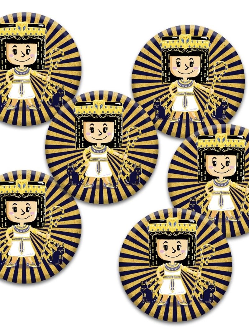 6 Badges Anniversaire 'cléopâtre' | Fabrication Française N/A - Kiabi
