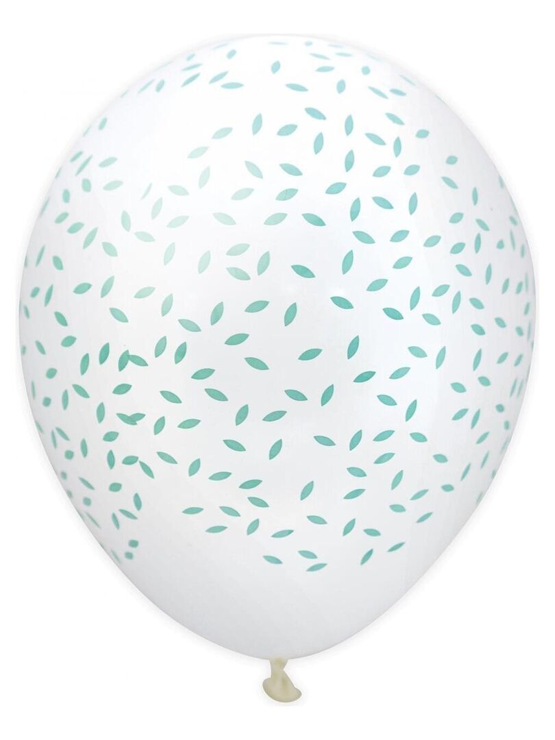 6 ballons de baudruche gonflables Ø 25 cm - - ScrapCooking Party Vert - Kiabi