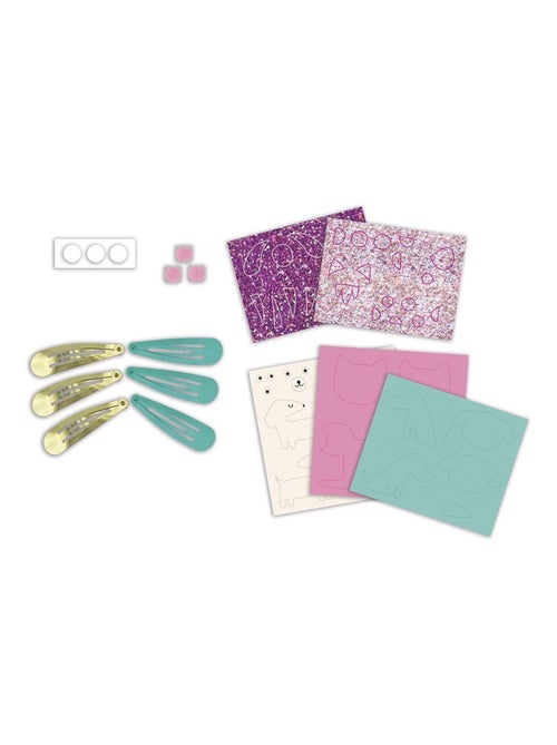 6 barrettes pailletées Little Pets à créer - Kiabi
