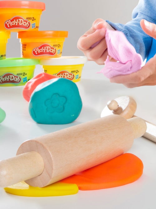 6 Boites de pâte à modeler + tapis 3D et accessoires 'roba x Play-Doh' - Kiabi