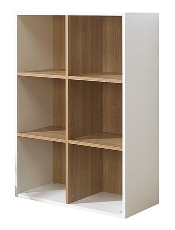 6 cases de rangement effet bois TOM & APOLLINE