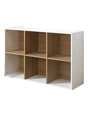 6 cases de rangement effet bois TOM & APOLLINE