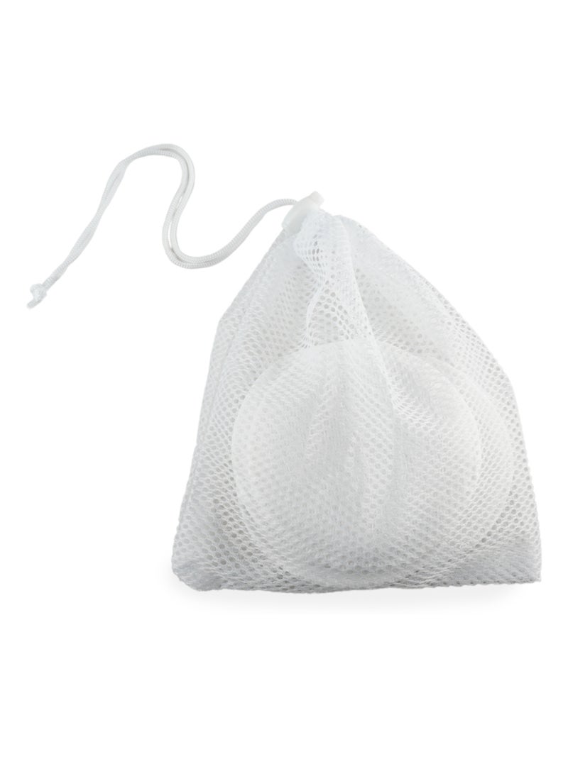 6 coussinets d'allaitement lavables Blanc - Kiabi