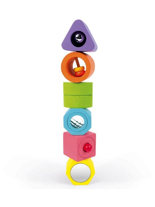 6 cubes sensoriels I wood - Kiabi